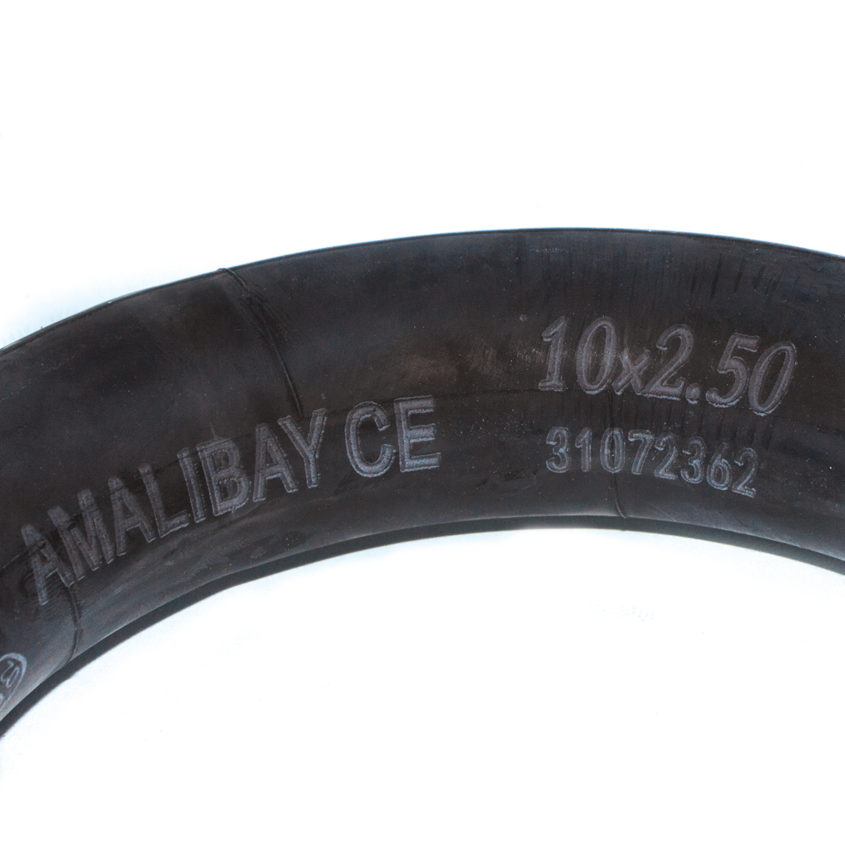 10×2.5 elektromos roller belső gumi – 90°-os hajlított szelep – Amalibay Premium