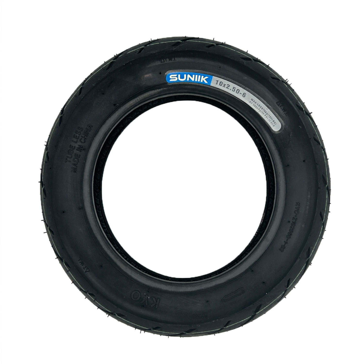 10×2.5-6 utcai tubeless külső gumi elektromos rollerhez – Suniik